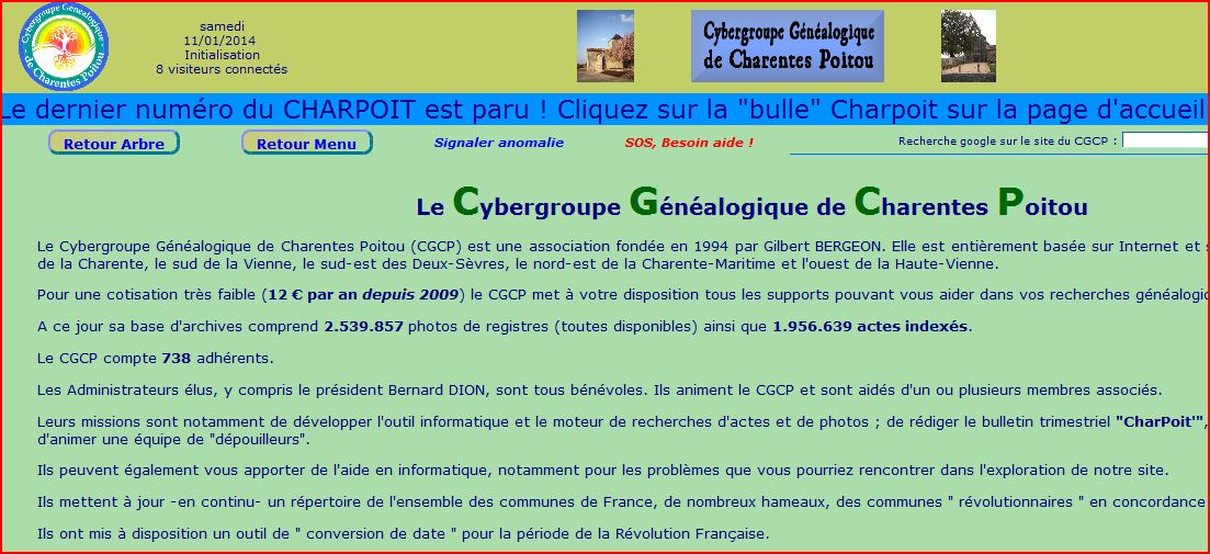 Nombre d'actes au 31 janvier 2014